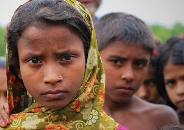 Children in a rural community